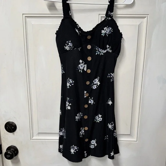 No Boundaries | Dresses | No Boundaries Black Floral Mini Dress | Poshmark